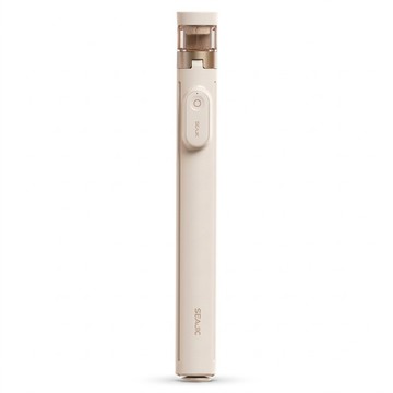 SEAJIC 丟丟桿/落地即開穩拍藍牙自拍棒/一鍵彈開360度旋轉自拍桿/直播拍攝三腳架  白色  1個  單一商品