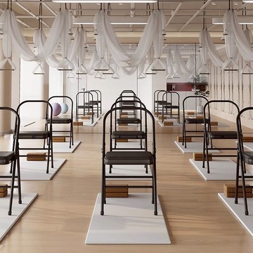 附發票 免運 加厚款Yoga瑜伽椅艾揚格輔具瑜伽椅PU面專業瑜伽椅輔助椅折疊椅子 LPS PDD9-28 快速出貨