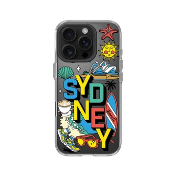 iPhone 16 Pro Clear Case（相機按鈕） 透明 - City Collection 城市系列 - 雪梨
