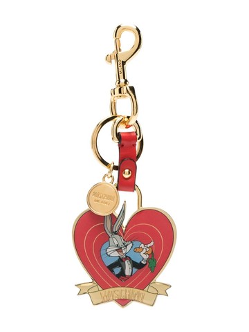 Moschino - Bugs Bunny keyring - women - Metal - One Size - Red