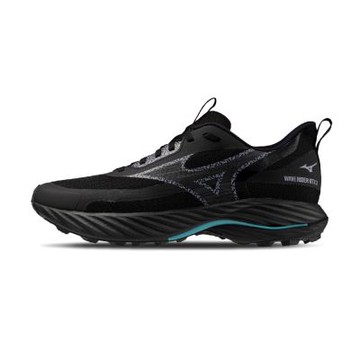 Mizuno Wave Rider GTX 2 男鞋 黑灰色 超寬楦  防水 波浪片 運動 慢跑鞋 J1GC257801