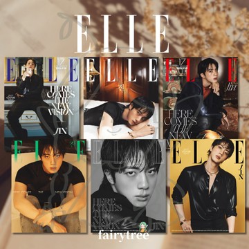 仙女樹🌟 韓國雜誌 ELLE KOREA 2026.08 封面人物 金碩珍 Jin (BTS)