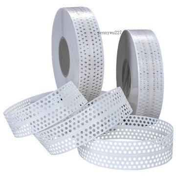 【五金 熱銷】pvc自粘陰陽角線條40米可調節工刮膩子石膏板嵌縫接縫帶塑料 優選