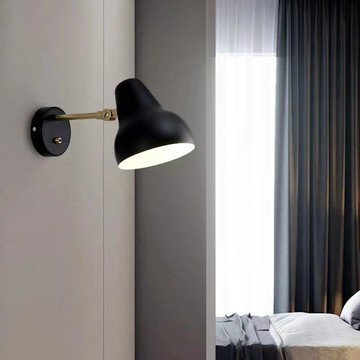 現代創意金屬臥室床頭臥室壁燈全銅極簡鏡前燈簡約過道墻燈具裝飾 雙11全館免運