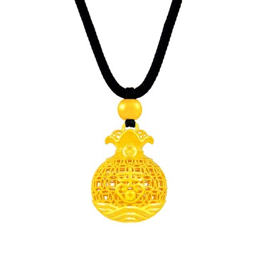 Just Gold 雋藏 錦福囊袋 黃金吊墜 (附繩)