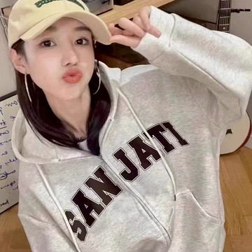 免運！外套 棒球外套 開衫外套 刷毛厚外套 帽t 冬天外套 大學t 衛衣 外套女生韓版 韓國上衣 長袖帽t 開衫上衣