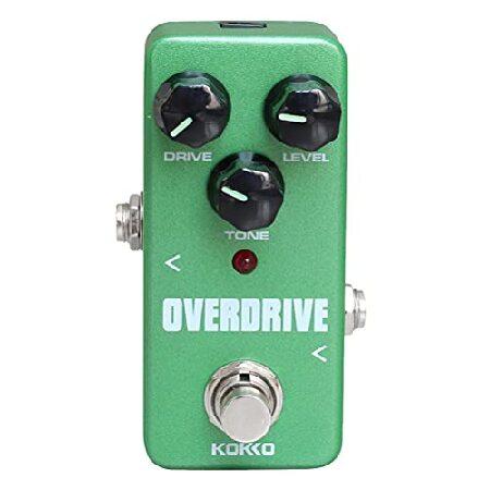 1Pc Vintage Green Guitar Effect Pedal, Guitarra Booster High- Power Tube Overload Guitar Stompbox