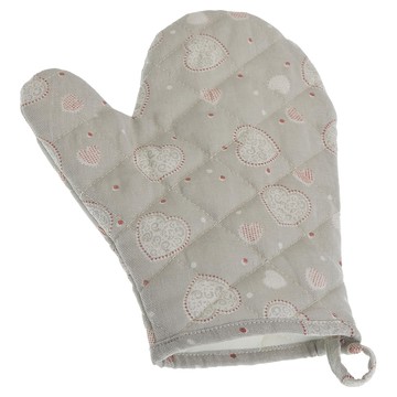 VERSA Kamira 烘焙隔熱手套/防燙手套 廚房必備  1個  愛心灰