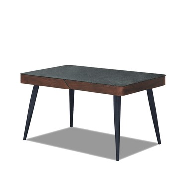 ASSARI-布倫特耐刮玻璃餐桌(寬135x深80x高76cm)