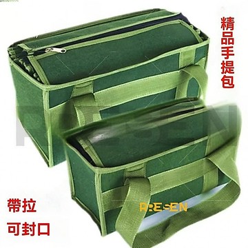 嚴選拉鏈帆布工具包特後厚手提耐磨勞保工具包收納包袋子大容量維修包 拉鏈帆布收納包