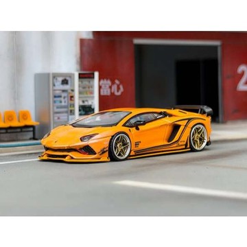 Rotating Wheel 1/64 藍寶堅尼 Lamborghini Rowen Aventador S 大牛模型車