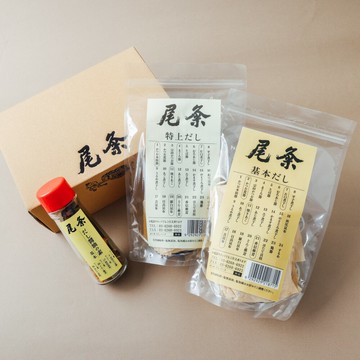 尾粂 高湯綜合禮盒（BOX裝） 高湯  醬油 鰹魚荒節 片口小煮乾 烤飛魚  昆布  冬菇  日本必買 | 日本樂天熱銷