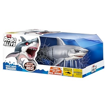 ROBOALIVE Shark Attack 鯊讚 眼睛發光玩具  1個