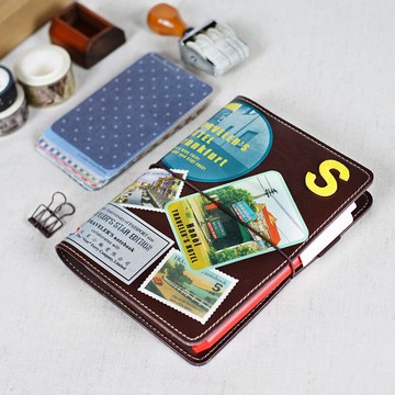 日式手帳本 日記本文藝復古記事本小隨身手賬本日系日程本商務筆記本子簡約大學生計劃本【林之舍】