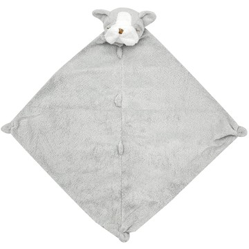 美國 Angel Dear - 嬰兒安撫巾-灰色鬥牛犬