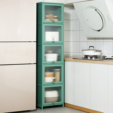 免運公司貨 開發票 餐邊櫃子儲物櫃廚房置物架夾縫收納櫃酒櫃茶水窄邊櫃客廳現代簡約