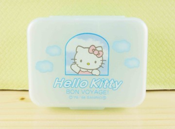 【震撼精品百貨】Hello Kitty 凱蒂貓~KITT空盒-藍天圖案