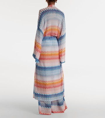 Missoni Zig Zag lamé beach cover-up