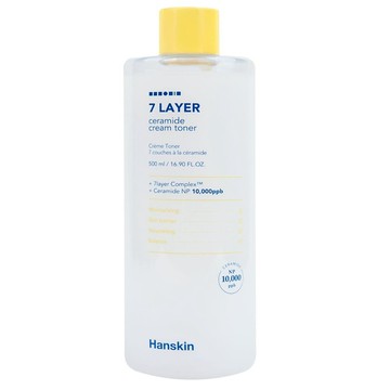 Hanskin 7 Layer 神經醯胺化妝水 500ml 含Ceramide NP 10 000 ppb  1瓶