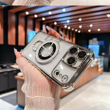 二代冰晶盾 沙漠金 超薄磁吸支架 iPhone 18 17 16 15 14 13 12 11 Pro Max 保護殼