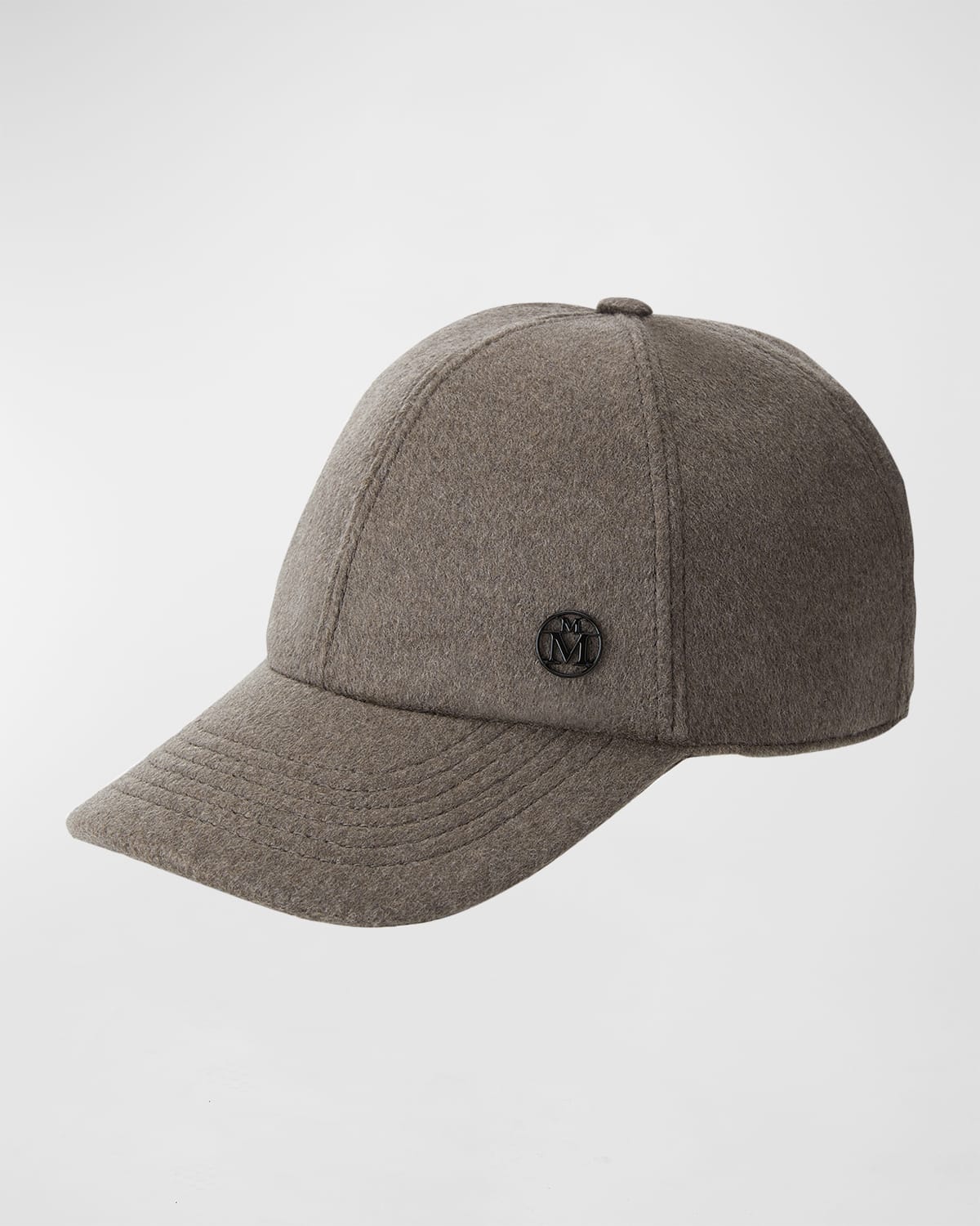 Tiger Cashmere-Blend Baseball Cap