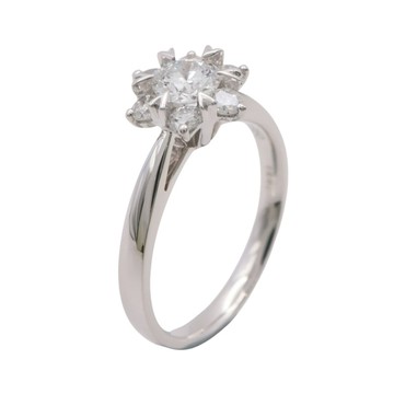 JEWELRY 無品牌珠寶 鑽石 戒指 PT950鉑金 【二手名牌BRAND OFF】