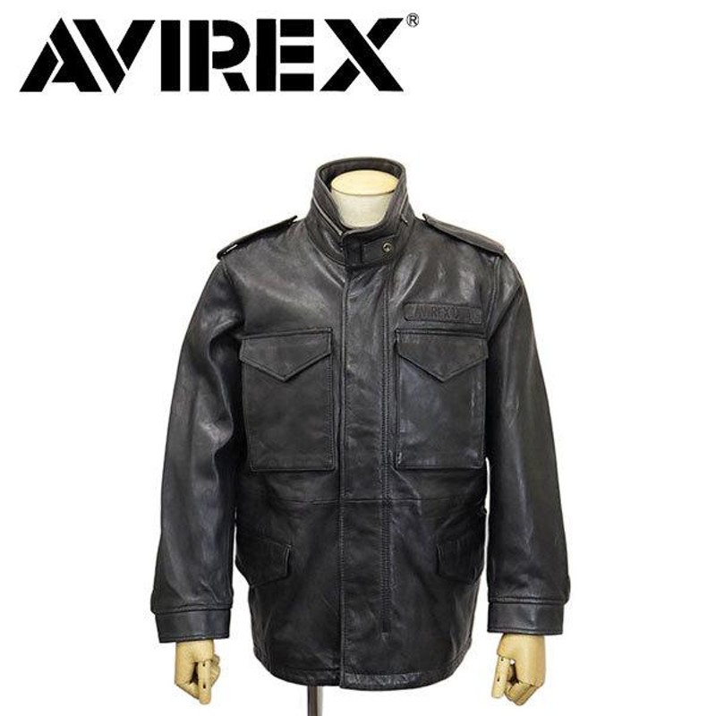 AVIREX (アヴィレックス) 6111048 AGED LEATHER TYPE M-65 エイジド
