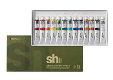 新韓管狀專家國畫顏料7.5ml/13色組【領券滿額再折千7/31止】