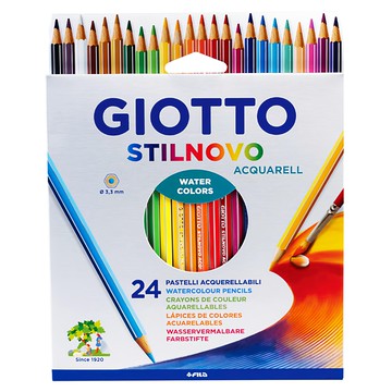 GIOTTO STILNOVO 水溶性色鉛筆  24色  1盒