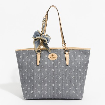 PLAYBOY - 托特包  Misty Blue Whisper系列 - 藍色/561-0208-50-6