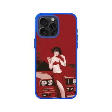 iPhone 15 Pro Max Clear 激光藍 - Janice Sung - Garnet 石榴石