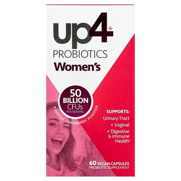 up4, 女性益生菌，500 億，60 粒全素食膠囊（每粒 250 億 CFU）