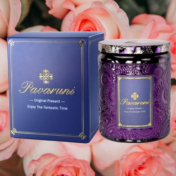 【美國Pavaruni】秘密花園香薰蠟燭禮盒100種香味大豆植物蠟燭香氛蠟燭交換禮物聖誕生日禮物