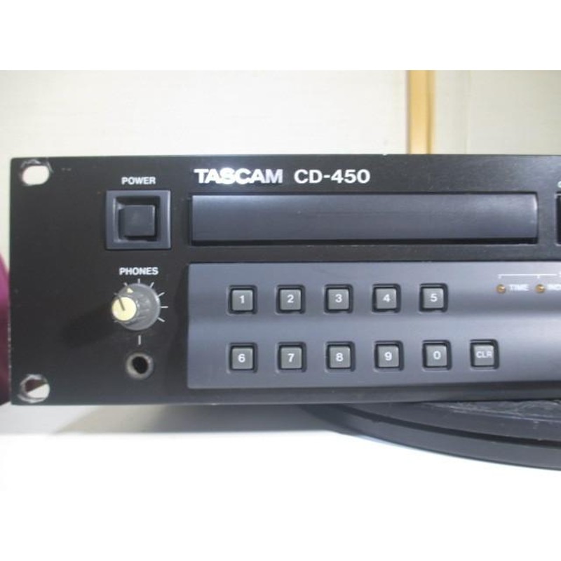 TASCAM CD-450 〓 タスカム(TEAC)の業務用上位クラスのCDプレーヤー, ベルト新品,並品,3M保証 〓 [008] |  LINEブランドカタログ