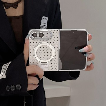 旋轉支架 輕奢波點 iPhone Duo 蘋果 duo 三星 Z Fold8 8ultra 防摔 手機殼 摺疊 保護套