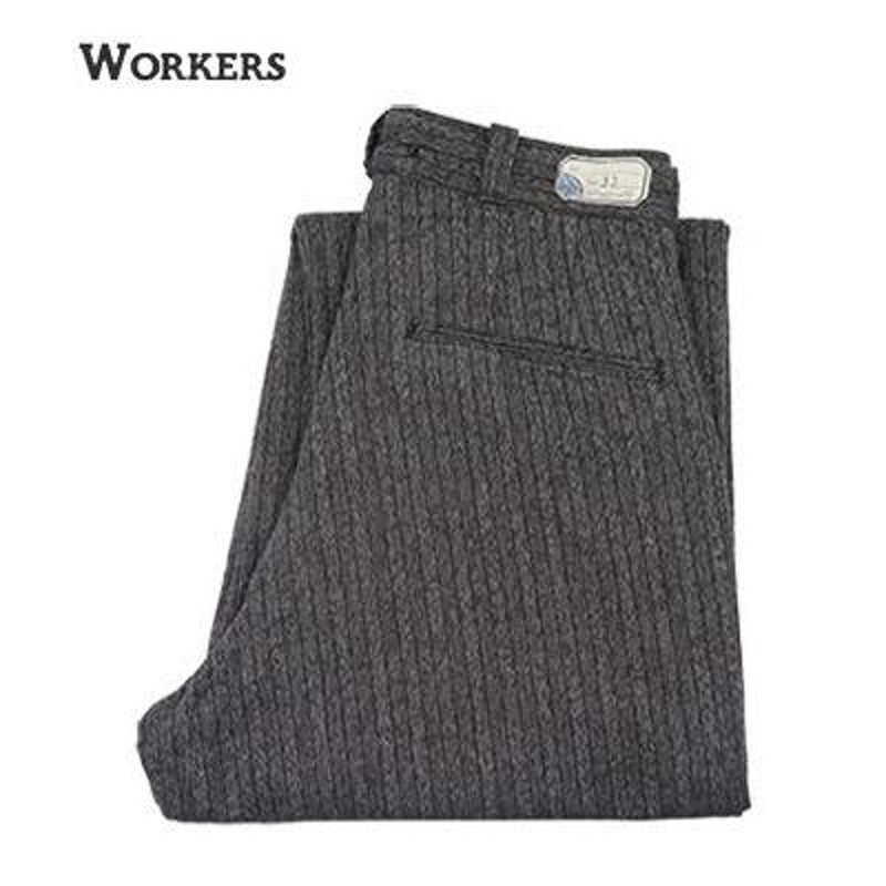 ワーカーズ ヘリンボーン ストライプ フレンチトラウザー WORKERS French Herringbone Pants 22a-4-fhp |  LINEブランドカタログ