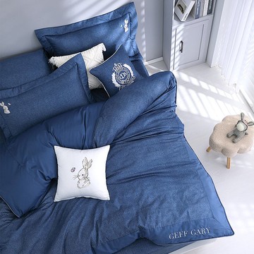 床包兩用被組-100%精梳棉-星空-台灣製造