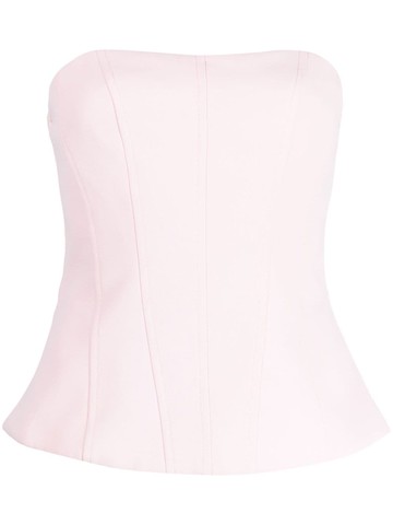 MANNING CARTELL - strapless bustier top - women - Recycled Polyester/Polyester - 6 - Pink