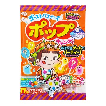 不二家 POP棒棒糖 17支-萬聖版(108.8g)