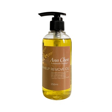 Ann Chen 陳怡安手工皂 潔淨臉部卸妝油 250ml，溫和深層清潔，植物油配方  1瓶