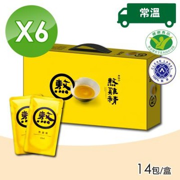 【老協珍】熬雞精禮盒 常溫 6盒(共84入 14入/盒 42ml/入 送禮首選)
