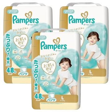 Pampers 幫寶適 極上守護拉拉褲 9~14kg  144片  L