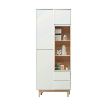 ASSARI-羅威2.6尺書櫃(寬79x深40x高196cm)