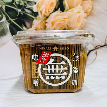 日本味噌 MISO 系列~日本 HIKARI MISO 田舍味噌 無添加 使用日本國產米 750g｜全店$199免運