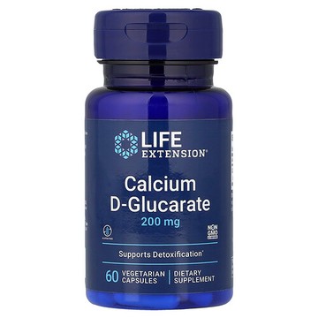 Life Extension, D-葡萄糖酸鈣，200 毫克，60 粒素食膠囊