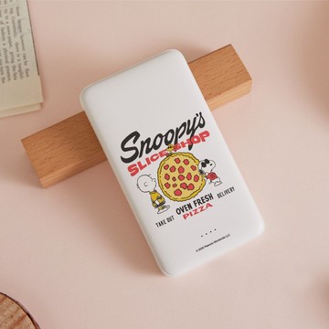 SNOOPY史努比新鮮披薩雙線快充10000mAh行動電源