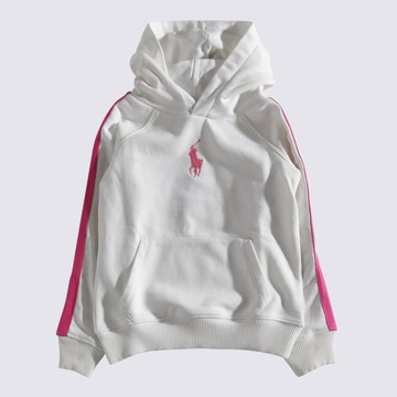 Polo Ralph Lauren White Cotton Sweatshirt