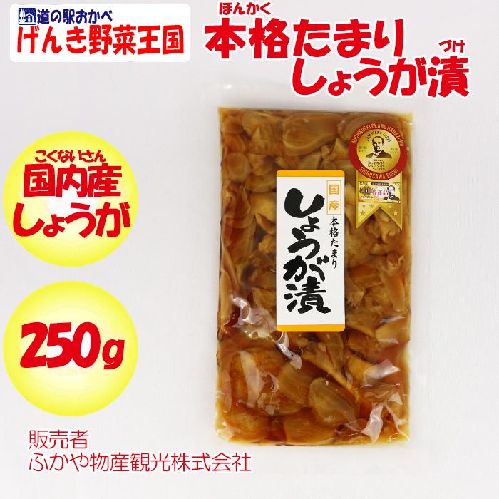 国産本格たまりしょうが漬 250g ふかや物産観光