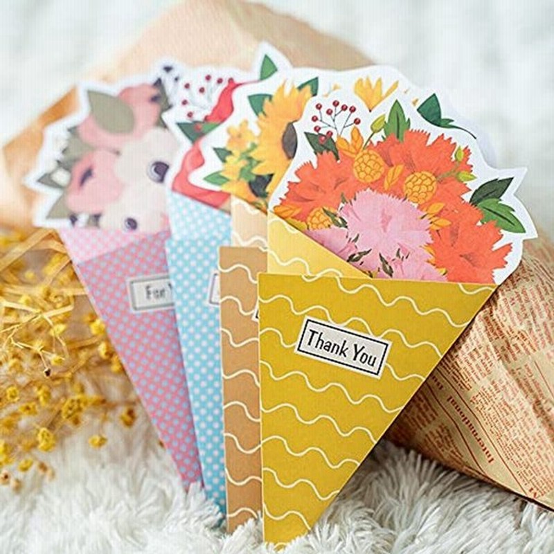 メッセージカード カード 封筒付 4種セット バースデーカード ウェディングカード グリーティングカード ブーケの中にお祝いの言葉を込め 通販 Lineポイント最大get Lineショッピング