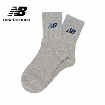 【New Balance】棉質中筒襪_中性_灰色_7242510285